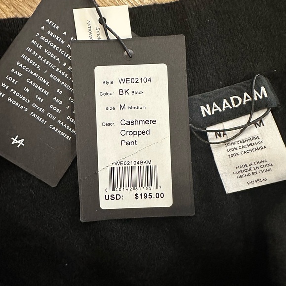 🌹NAADAM 100% cashmere pants - Picture 4 of 5